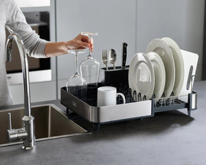 Set Escurridor de vajilla extendible Sink + bomba de jabón Presto